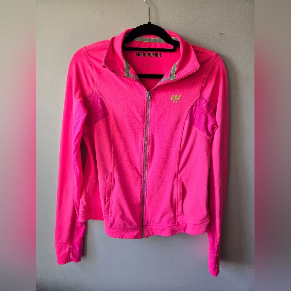 Abercrombie & Fitch Women's Pink Jacket y2k sz Lrg
